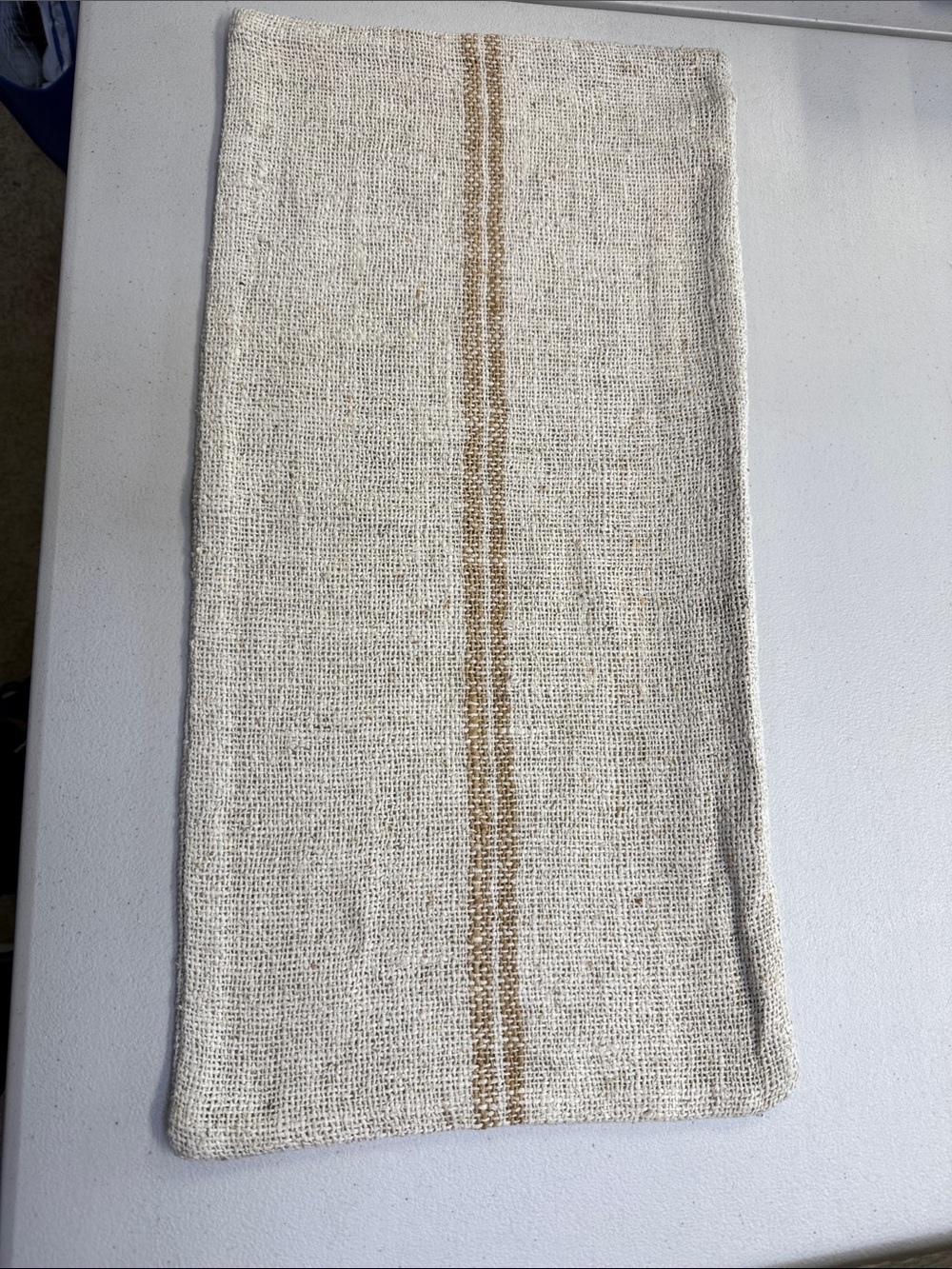 Eileen Fisher Home 100% Silk Lumbar Pillow 11x22 Natural Textured Neutral - Picture 2 of 5